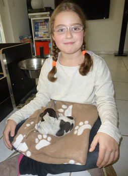 Lara mit Welpe
